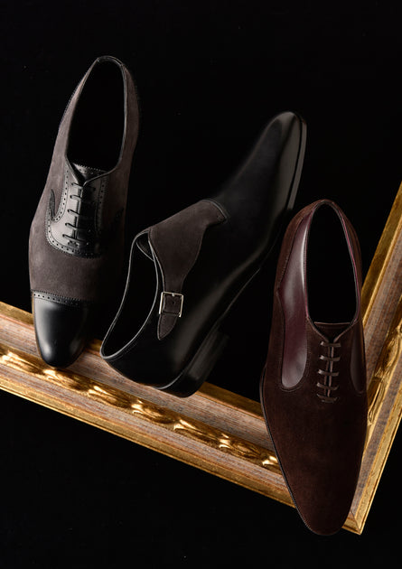 Ducal 黒革靴 26 シューツリー付 - 靴