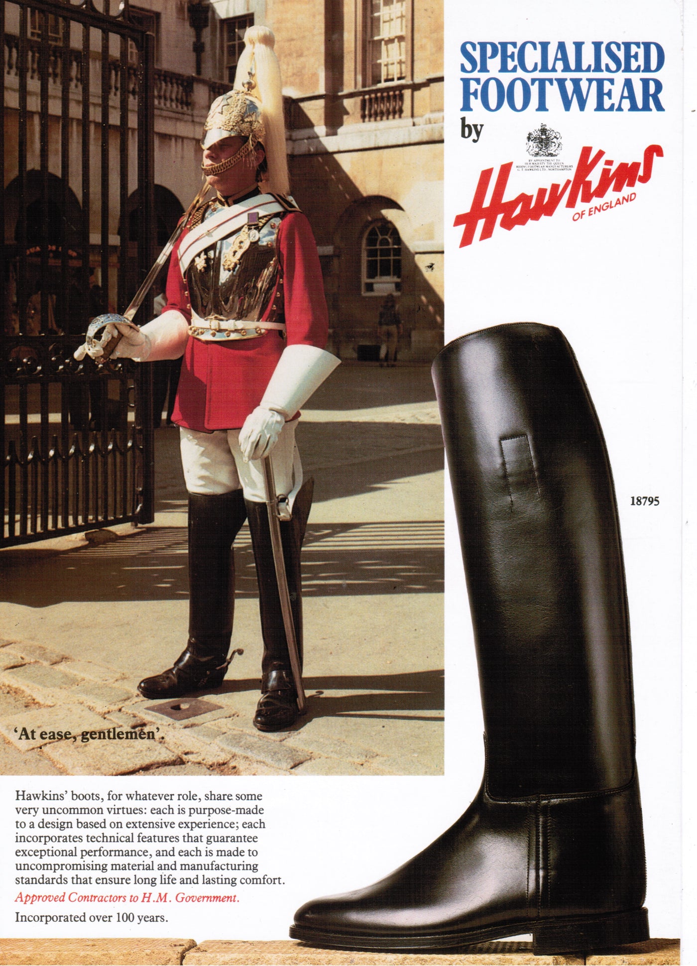 世界中からイイ靴を！ ワールド フットウェア ギャラリーと 名だたるシューズブランドとの「40年物語」 G.T.HAWKINS(ENGLAND)　　1985年～